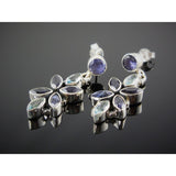 Iolite & Blue Topaz Sterling Silver Earrings