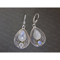 Moonstone Sterling Silver Earrings