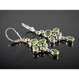 Peridot Sterling Silver Earrings w/Leverback Earring Wires