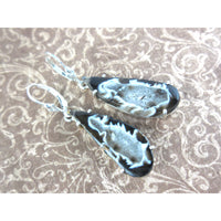 Agate Drusy .925 Sterling Silver Earrings
