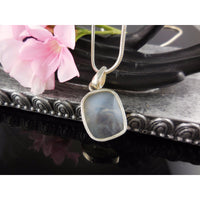 Dendritic Agate Sterling Silver Pendant/Necklace