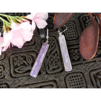 Charoite Sterling Silver Earrings