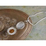 Tiger's Eye Sterling Silver Locket Pendant/Necklace