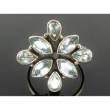 Blue Topaz Sterling Silver Ring - Size 9.25