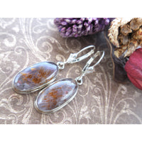 Cacoxenite .925 Sterling Silver Earrings
