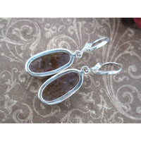Cacoxenite .925 Sterling Silver Earrings