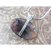 Cacoxenite & Citrine .925 Sterling Silver Dragonfly Pendant/Necklace