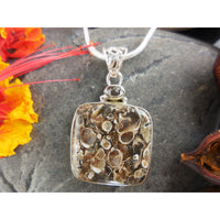 Turtella Jasper & Herkimer Diamond (Quartz) Pendant/Necklace