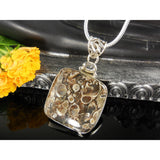 Turtella Jasper & Herkimer Diamond (Quartz) Pendant/Necklace