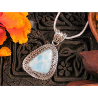 Larimar Sterling Silver Pendant/Necklace