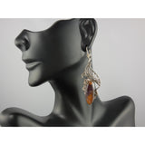 Cacoxenite Sterling Silver Earrings