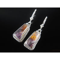 Cacoxenite Sterling Silver Earrings