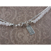 Sterling Silver Rose Quartz Necklace