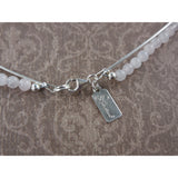 Sterling Silver Rose Quartz Necklace