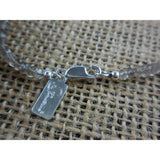 Sterling Silver Smoky Quartz and Dendritic Agate Necklace