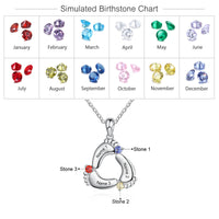 Personalized Baby Feet Sterling Silver Pendant/Necklace: 1 Name