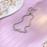 Personalized Stainless Steel Name Adjustable Bracelet