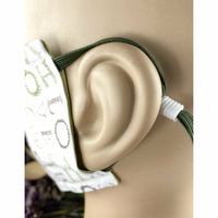 Handsewn Face Cover with Filter Pocket, Bendable Nose Wire, & Adjustable Elastic - Faith, Love, Hope, Home - 5 Sizes
