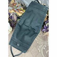 Exclusive! Handsewn and Embroidered Face Cover with Filter Pocket, Bendable Nose Wire, & Adjustable - Alan Revere Toolbox Initiative - 5 Sizes