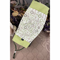 Handsewn Face Cover with Filter Pocket, Bendable Nose Wire, & Adjustable Elastic - Faith, Love, Hope, Home - 5 Sizes