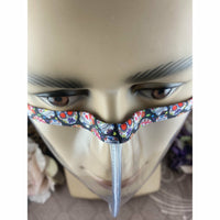 New Improved Design! Handsewn Face Cover with Adjustable Elastic - Clear Vinyl - 5 Sizes